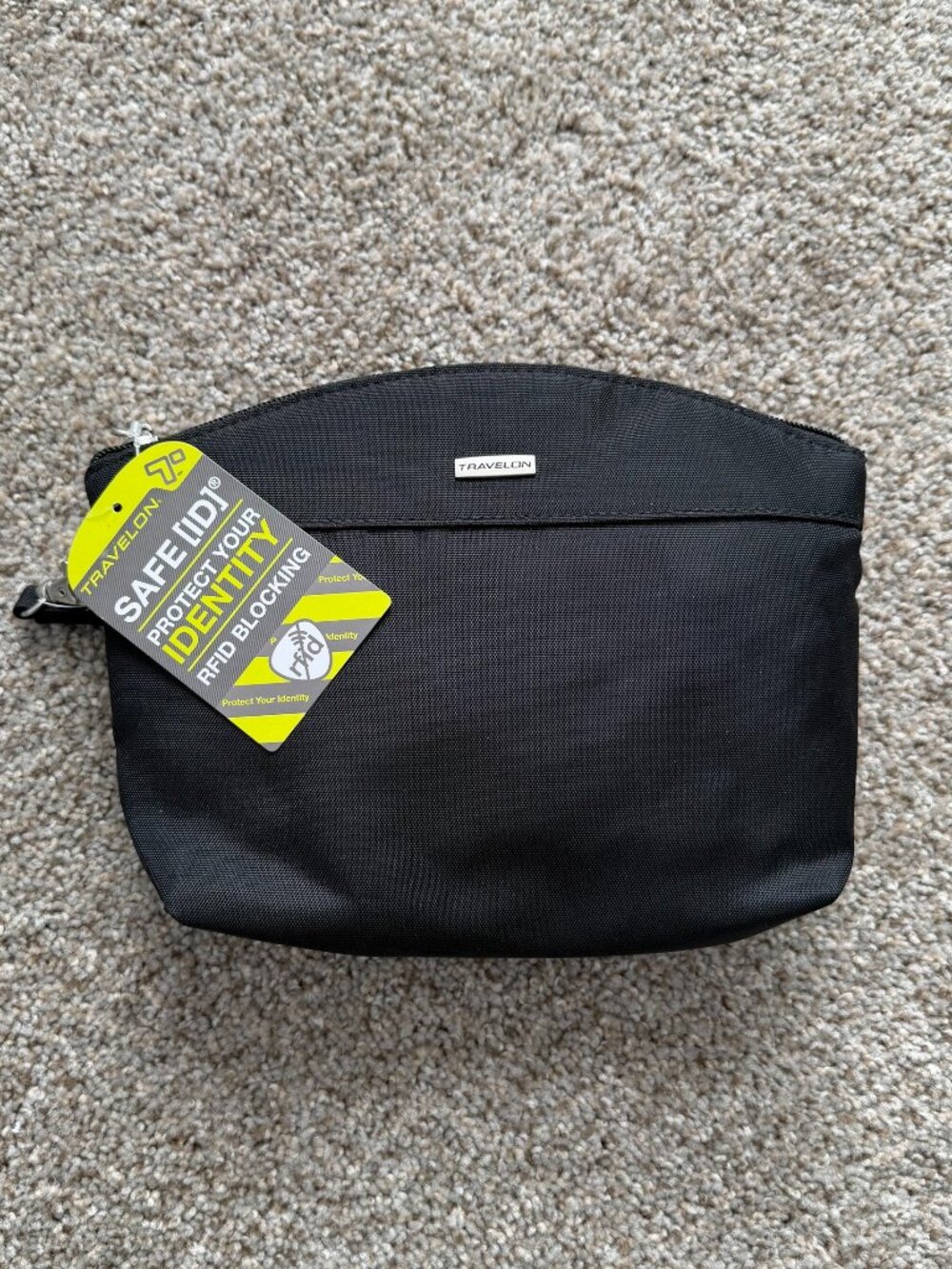 NEW Travelon Wristlet Clutch Purse, Black